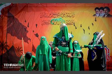آیین عزاداری عاشورا و خیمه‌سوزان در منطقه 13 13