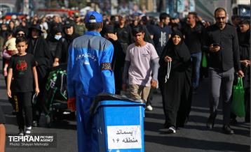 خدمات شهرداری تهران در راهپیمایی جاماندگان حسینی(ع) 1