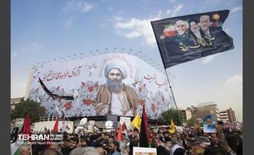 تشییع پیکر شهید اسماعیل هنیه در تهران - 3 34