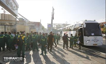 اعزام کاروان خادم الحسین (ع) منطقه 5 10