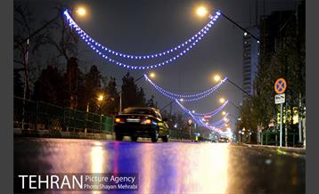 آذین بندی خیابان ولیعصر(عج) به مناسبت عید نیمه شعبان 17