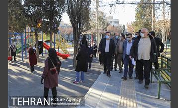 بازدید شهردار منطقه هشت از پروژه های توسعه محلات 14