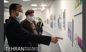 بازدید مدیران شهری به همراه اعضای شورای شهر از نمایشگاه تهران از منظر هنرمندان 11