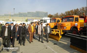 مانور برف روبی شهرداری منطقه 5