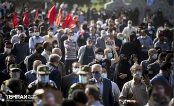 مراسم تشییع پیکر شهید صیاد خدایی 9