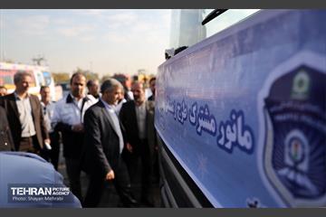 رزمایش زمستانه مشترک شهرداری تهران و پلیس راهور 7
