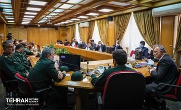 دیدار فرمانده سپاه محمد رسول الله (ص) با شهردار تهران 23