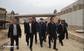 بازدید شهردار تهران از پروژه بزرگراه یادگار امام(ره) 33