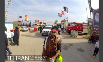 زائران مسیر کربلا  21