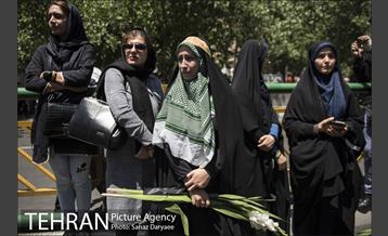 تشییع شهدای حادثه تروریستی تهران 23