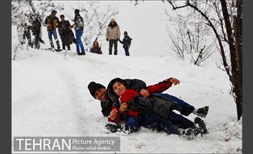 تفریحات برفی مردم پایتخت 16