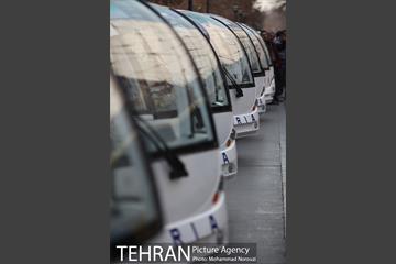 آیین رونمایی و بهره برداری از ناوگان حمل و نقل پاک با حضور دکتر قالیباف 8