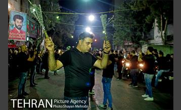 عزاداری شب پنجم ماه محرم در محله گرگان 36