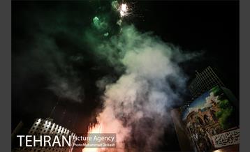 نورافشانی میدان ولیعصر(عج) در شب عید فطر 16