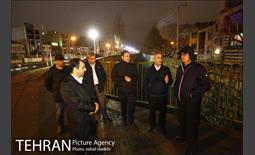 بازدید شبانه مدیران شهری از رود دره ها، مسیل ها و پروژه زیرگذر گیشا 10