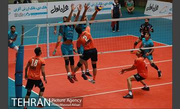 دیدار سایپا تهران و صالحین ورامین در لیگ برتر والیبال 5
