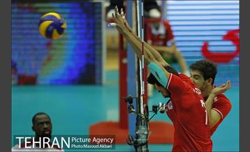 دیدار تیم های ملی والیبال ایران و قطر 16