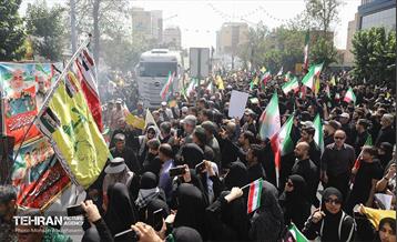 تشییع شهدای اقتدار ملی در تهران 11