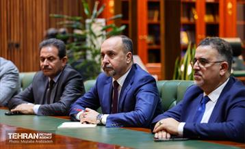 عمار موسی شهردار بغداد در دیدار با علیرضا زاکانی شهردار تهران