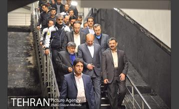 تست گرم خط هفت مترو با حضور شهردار تهران 17