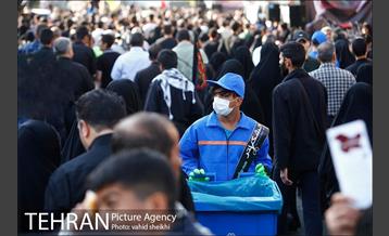 خدمات شهرداری تهران در مراسم پیاده روی جاماندگان حسینی (ع) 26