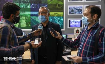 حضور شهردار تهران در مرکز کنترل ترافیک شهرداری تهران 42