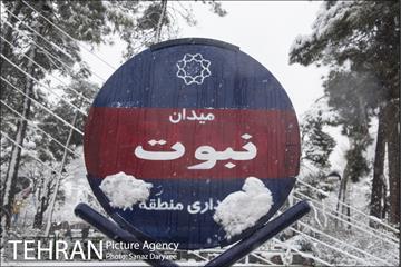 بارش برف در میدان نبوت (هفت حوض) 31