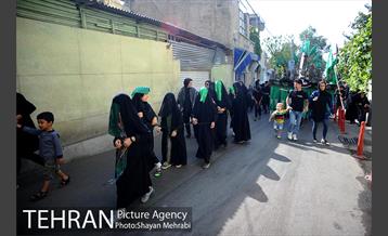 حرکت نمادین کاروان اُسرای کربلا در ده ونک 9