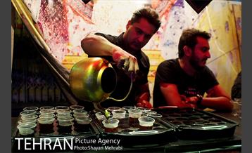 عزاداری شب پنجم ماه محرم در محله گرگان 35