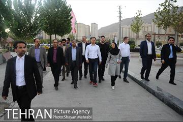بازدید شهردار بلگراد از دریاچه خلیج فارس و آبشار تهران 2