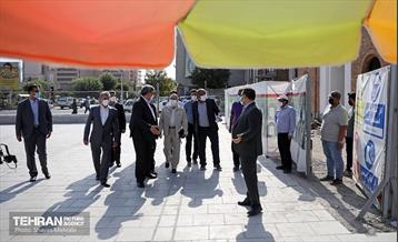 بازدید پیروز حناچی و مهدی چمران از پروژه خانه شهر(بلدیه قدیم) 4