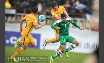 دیدار دو تیم فوتبال عراق و استرالیا