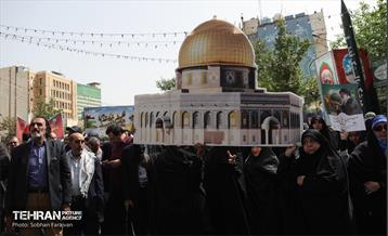 تجمع ضد اسرائیلی در میدان فلسطین 31