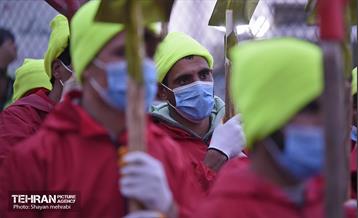 مانور برف روبی در منطقه ۳ تهران 6