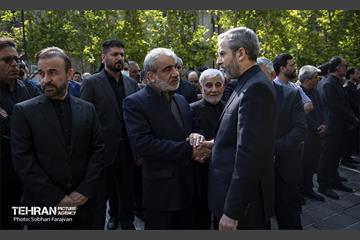تشییع پیکر شهید حسین امیرعبداللهیان در وزارت خارجه 38