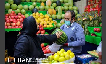 بازار تجریش در آستانه شب یلدا 2