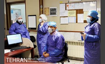 بخش بیماران کرونایی بیمارستان بوعلی 41