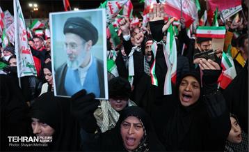 اجتماع مردم غیور تهران در قدردانی از همراهی جبهه مقاومت یمن 16