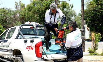 امدادرسانی تیم مدیریت بحران تهران به مناطق سیل‌زده سیستان و بلوچستان 18