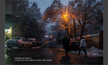 محله ده ونک در روزهای برفی تهران 28