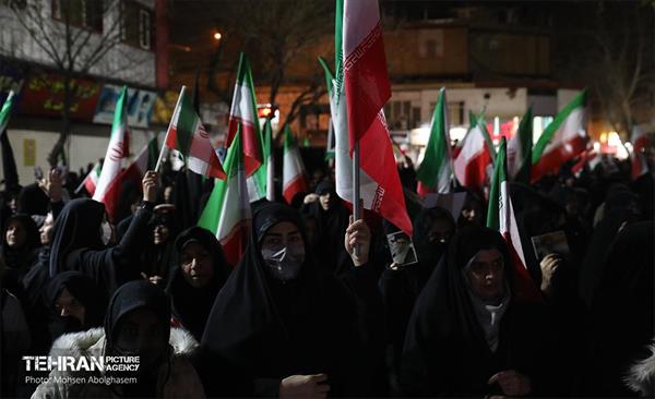 عزاداری هفتمین روز شهادت رهبر انقلاب در میدان بریانک 28