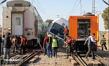 برخورد دو قطار متروی کرج - تهران 23