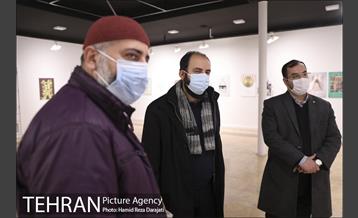 بازدید مدیران شهری و اعضای شورای شهر تهران از نمایشگاه تهران از منظر هنرمندان-4