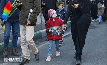 مراسم تشییع ۱۵۰ شهید گمنام در تهران 1