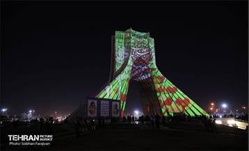 نورافشانی جشن پیروزی انقلاب اسلامی در میدان آزادی 27