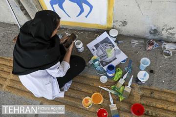 جشنواره نقاشی دیواری منطقه ۹