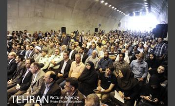 آیین افتتاح زیرگذر و تونل شهید ضربعلی زاده با حضور شهردار تهران 8