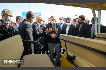 مراسم افتتاح نمایشگاه حمل و نقل پاک 4