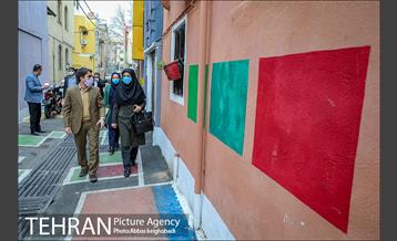 بازدید الهام فخاری از منطقه 9