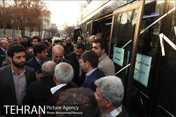 آیین رونمایی و بهره برداری از ناوگان حمل و نقل پاک با حضور دکتر قالیباف 27